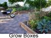grow boxes and patio