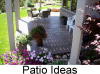 shady patio area