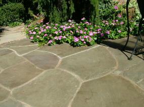 flagstone patio stone design