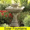 solar pedestol fountain