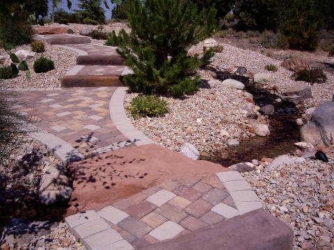 stone bridge over creek