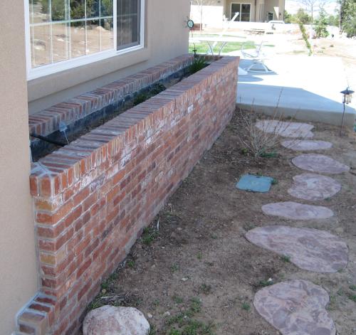 brick herb garden