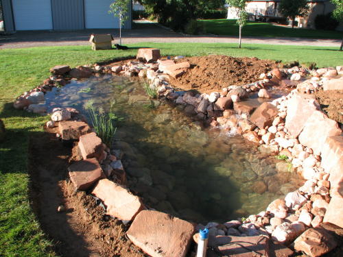 pond construction