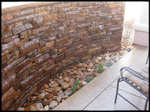 weeping wall fountain